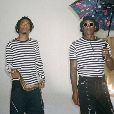 Playboi carti hot sale striped shirt